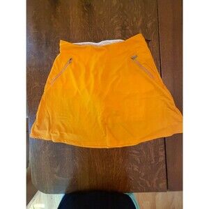 NWT Tail Golf Skort Marigold Orange Pull-On Performance Skort Size Small UPF 50+